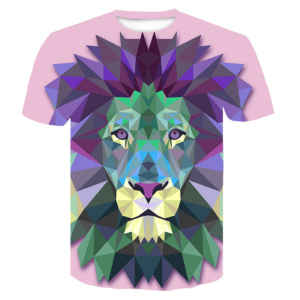T-Shirt Lion Violet