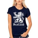 T-Shirt Lion Woman Marine