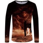 T-Shirt Lion Menaçant