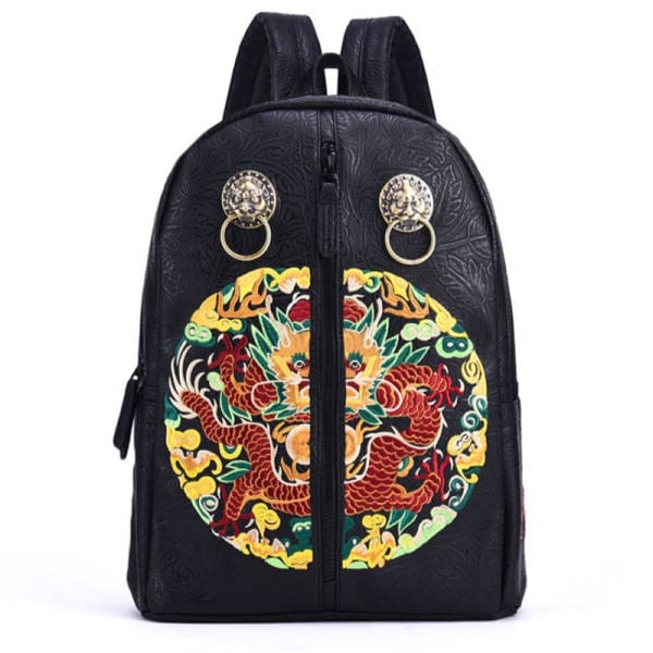 Sac à dos tête de lion.