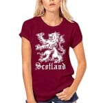 T-Shirt Lion Woman  Rouge
