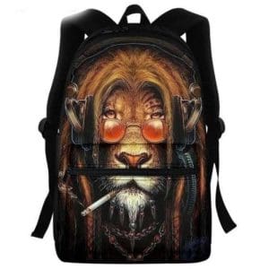 Sac à Dos Lion Vieux Rasta