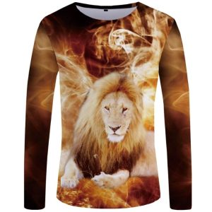 T-Shirt Lion Hiver Flamboyant