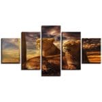 Tableau Lionnes photo sur toile