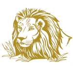 Sticker lion.