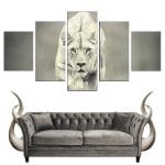 Tableau Lionne Noir et Blanc | Lion Royaume